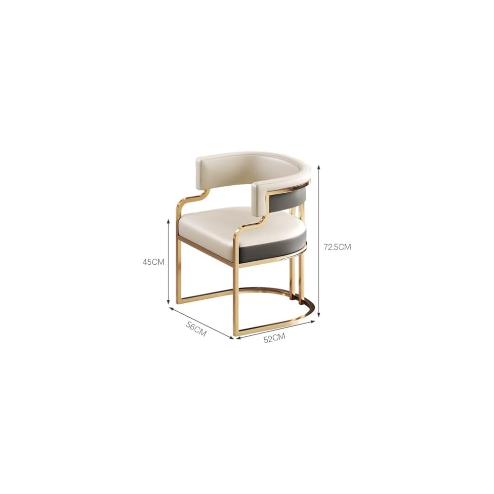 Dining Chair Household Hotel Mahjong Reception Sofa Nail Salon Stool Dressing Table Makeup
