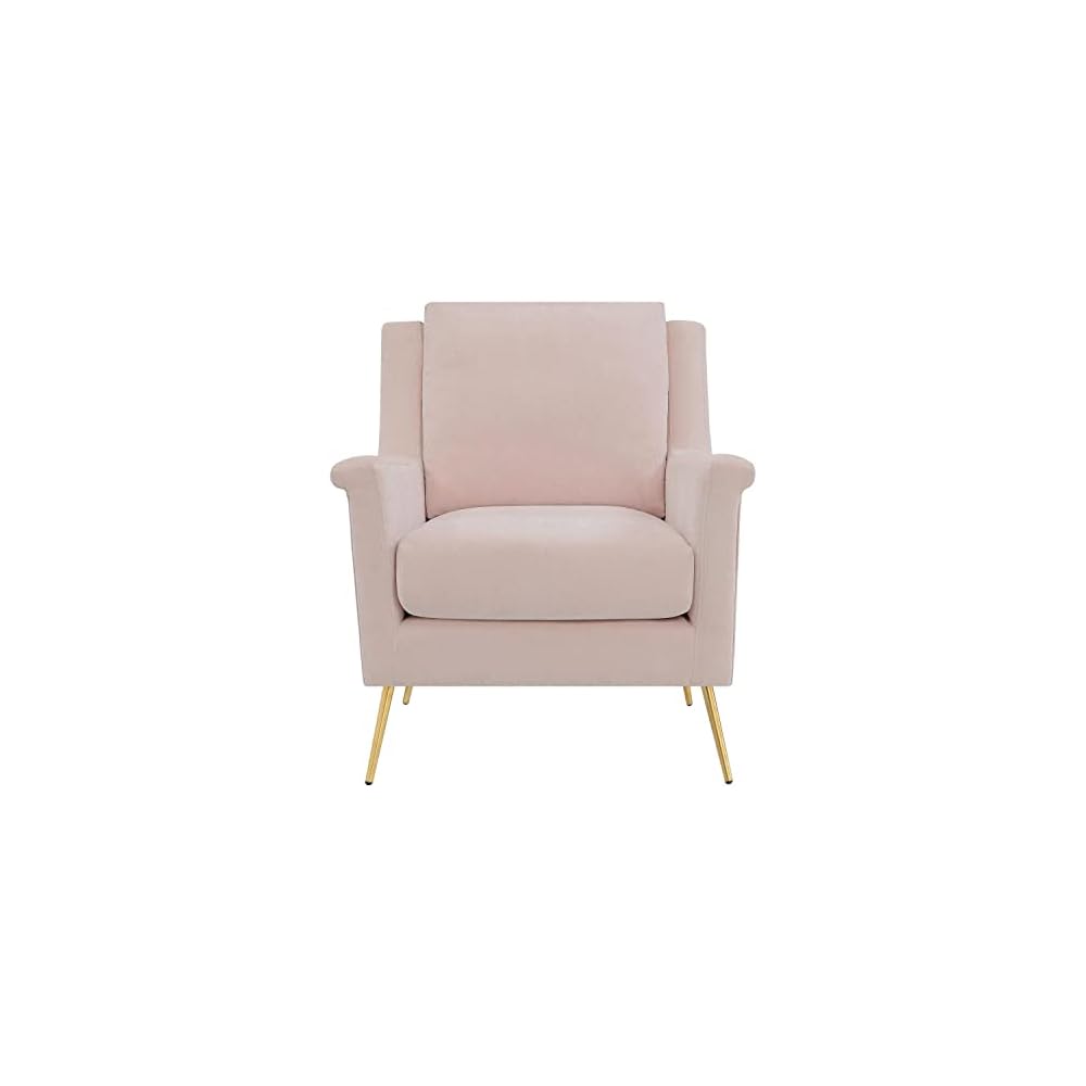 Furnishings Lincoln Accent Chair in Blush - Modern/Contemporary