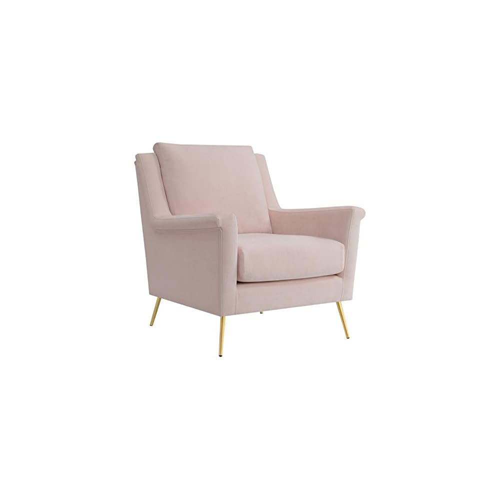 Furnishings Lincoln Accent Chair in Blush - Modern/Contemporary