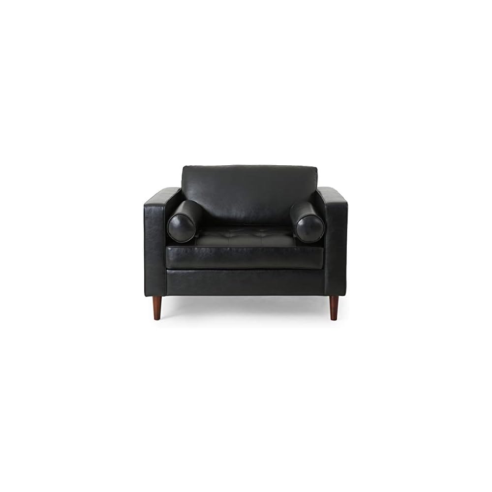 Christopher Knight Home Malinta Club Chair, Midnight + Espresso