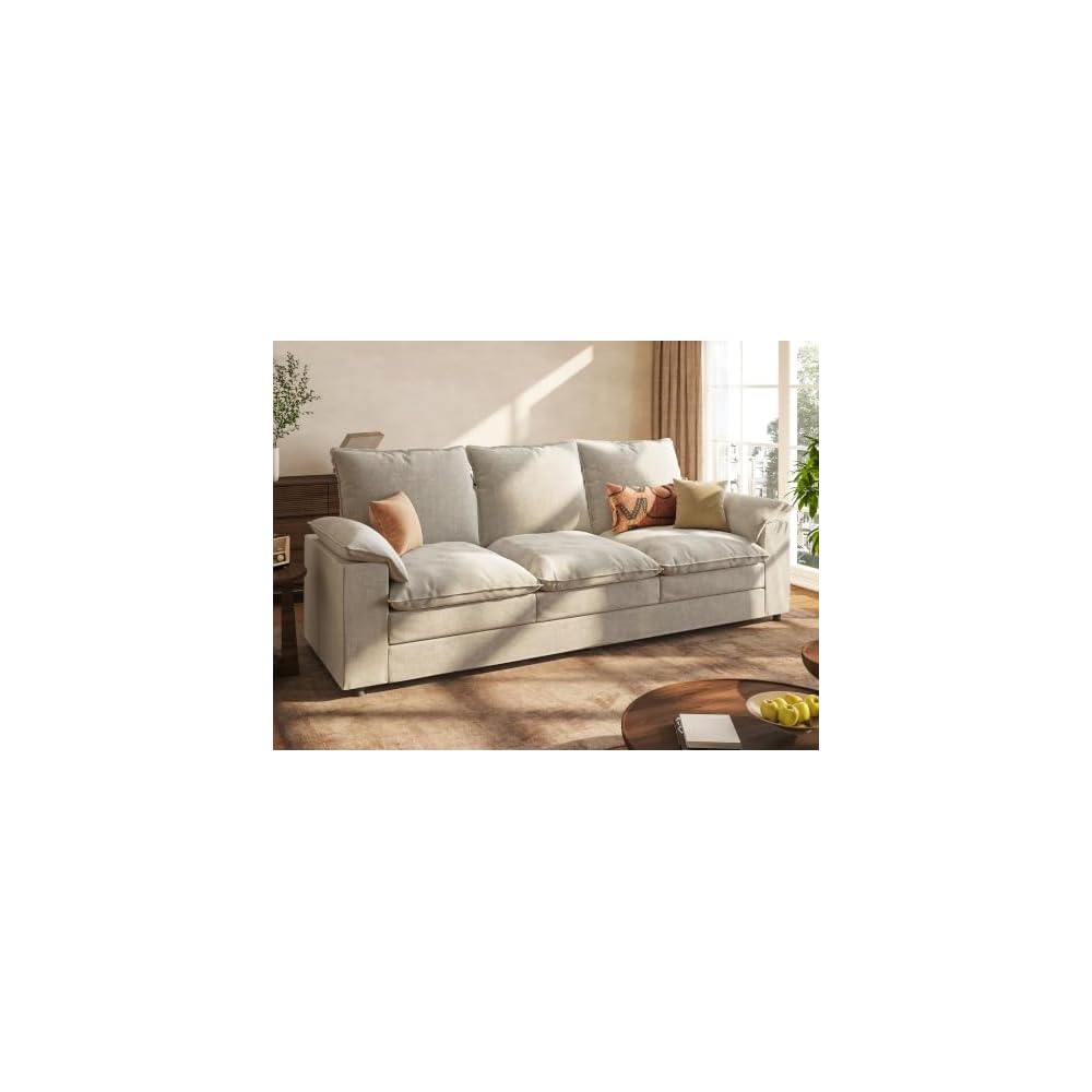 89" Modern Cloud Couches for Living Room, 3 Seater Couch for Small Spaces
