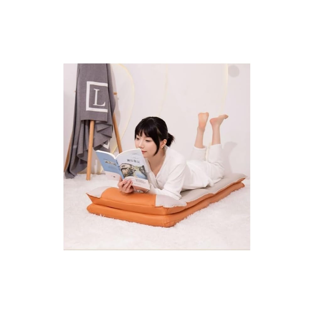 LSLYTQ Floor Chair, Adjustable Floor Lazy Sofa Chair, Multiangle Adjustable Padded Floor Chair, Cushioned Back Support Versatile Lounge Chair, Video Game Chairs for Meditation Reading TV Watching