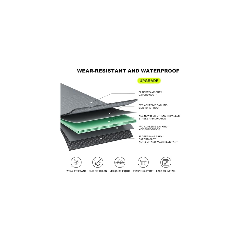 Heavy Duty Queen Bunkie Board 60x80, 10mm Foldable Under Bed Support