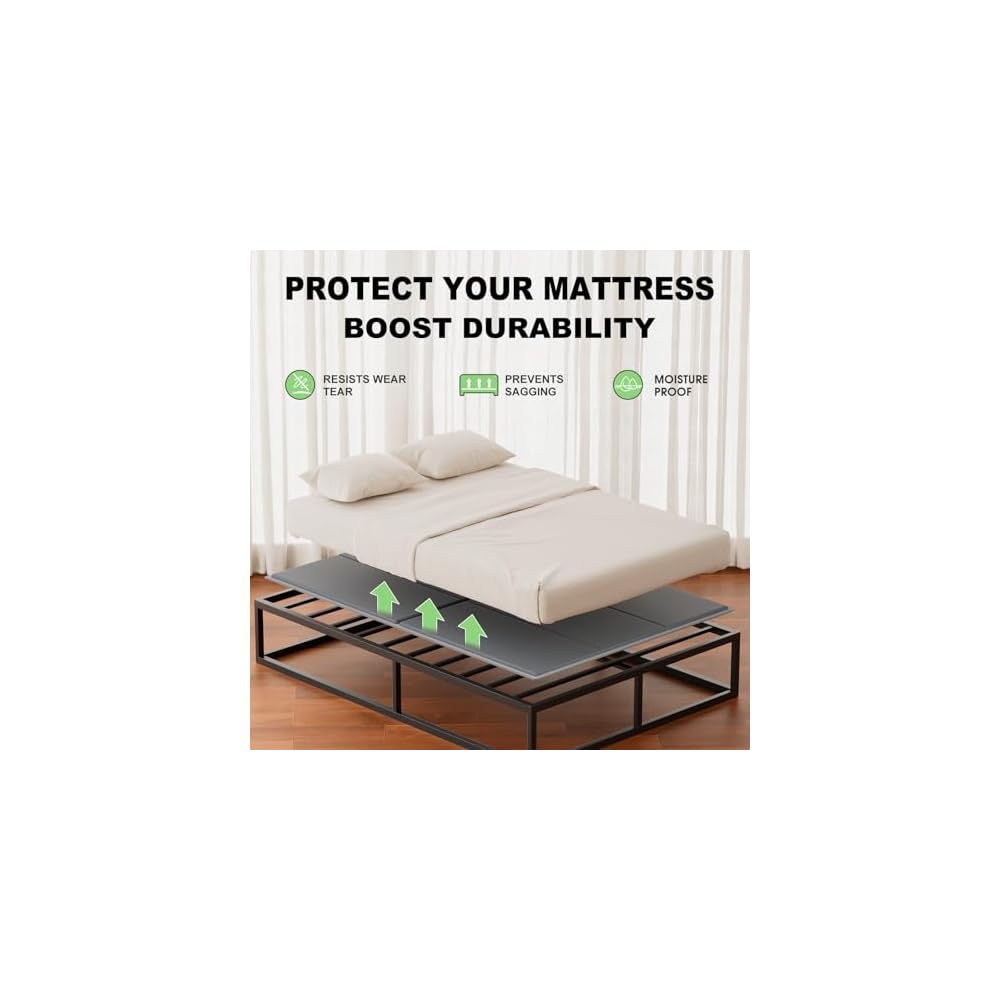 Heavy Duty Queen Bunkie Board 60x80, 10mm Foldable Under Bed Support
