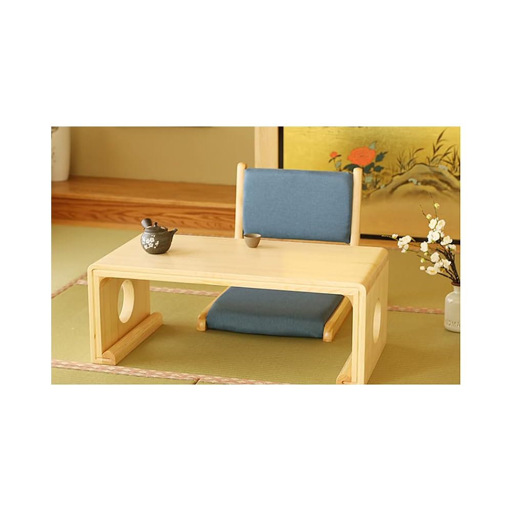 Cushioned Japanese Floor Chair Wooden Floor Chair Folding Japanese Floor Chair Japanese-Style Seat backrest Low Chair Japanese-Style Room Floor Chair Simple Chair (11)