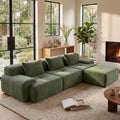 GRUSIGN 108'' Modular Boneless Sofa,Sectional Couch for Living Room